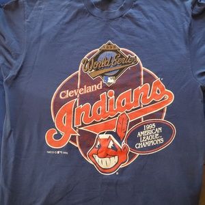 1995 Cleveland Indians World Series T-shirt